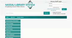 Desktop Screenshot of nassaulibrary.org