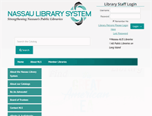 Tablet Screenshot of nassaulibrary.org